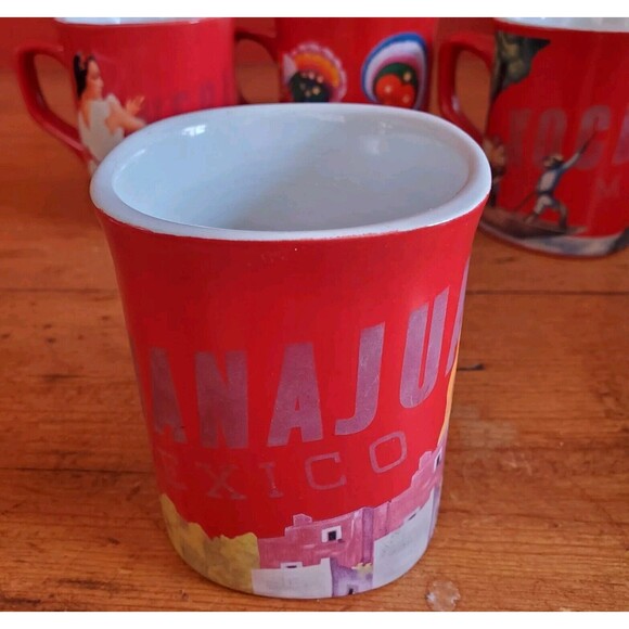 RARE! NesCafe Clasico Instant Coffee Mexico Collectors Edition 4 Cups - Picture 4 of 16